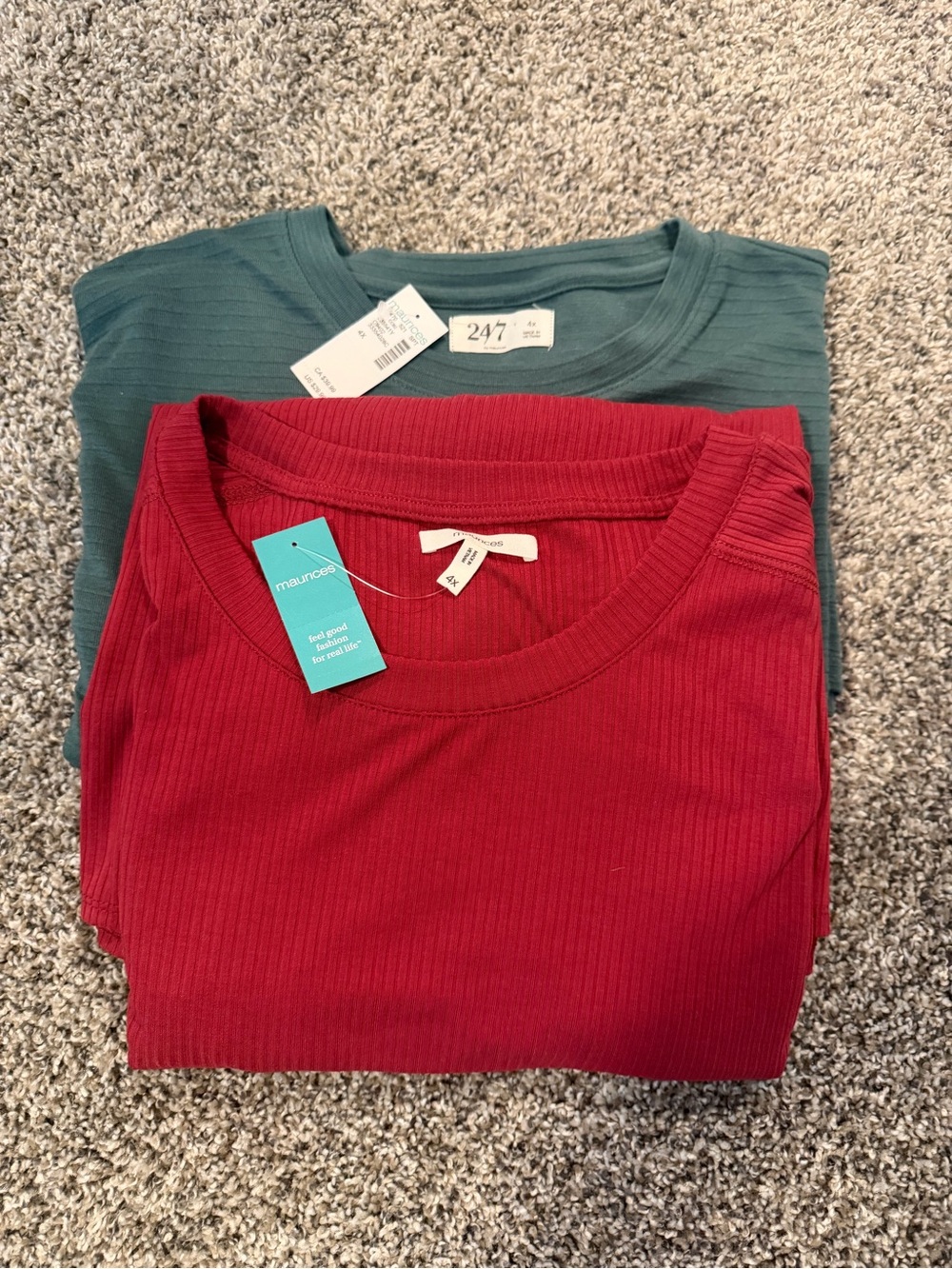 Set of 2 Women’s Maurice’s Long Sleeve Tops 4x NWT